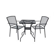 ROJAPLAST Garden furniture set ZWMT-60 garden table 1 + 2 garden chairs ZWMC-19 - Garden Furniture