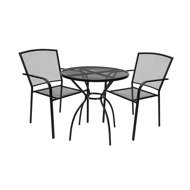 ROJAPLAST Garden furniture set ZWMT-06 garden table 1 + 2 garden chairs ZWMC-19 - Garden Furniture