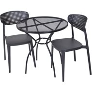 ROJAPLAST Garden furniture set ZWMT-06 garden table 1 + 2 garden chairs AIRE - Garden Furniture