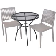 ROJAPLAST Garden furniture set ZWMT-06 garden table 1 + 2 garden chairs BARS - Garden Furniture
