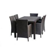 ROJAPLAST Garden furniture set MELODY garden table 1 + 6 garden chairs IOWA - Garden Furniture