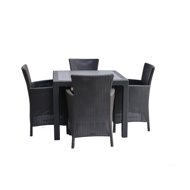 ROJAPLAST Garden furniture set MELODY QUARTED garden table 1 + 4 garden chairs IOWA - Garden Furniture