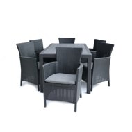 ROJAPLAST Garden furniture set MELODY garden table 1 + 6 garden chairs IOWA - Garden Furniture