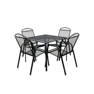 ROJAPLAST Garden furniture set ZWMT-90 garden table 1 + 4 garden chairs ZWMC-31 - Garden Furniture