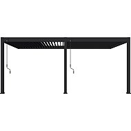 ROJAPLAST Bioclimatic pergola Intro Plus 6 x 3m, in wall, aluminium - Pergola