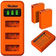 Rollei nabíječka pro 3 baterie + 3× baterie LP-E17 - Charger