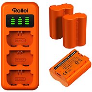 Rollei nabíječka pro 3 baterie + 3× baterie NP-W235 - Charger
