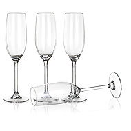 ROYAL LEERDAM PLISSÉ Champagne Flute 210ml, 4 pcs - Glass