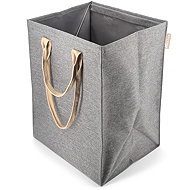 Rolser Laundry Hub Tweed laundry basket, bag, grey - Laundry Basket