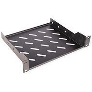 Roline 10" shelf 1U, 200 mm, black - Shelf