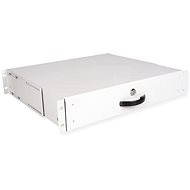 Roline Lockable socket for 19'' rack, 2U, 400 mm, grey - Shelf