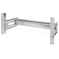 Roline 19'' DIN rail holder 4U, silver - Cable Organiser