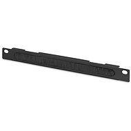 Roline 10" cable entry 0,5U, brush, black - Cable Organiser