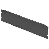 Roline 19" blanking panel, 3U, black - Cable Organiser