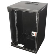ROLINE 10" rack 9U, hanging, 312 × 300, black - Data Cabinet