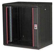 ROLINE 19" rack 12U, hanging, Pro, 600 × 450, black - Data Cabinet