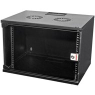 ROLINE 19" rack 7U, hanging, Basic kit, 540 × 400, black - Data Cabinet