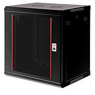 ROLINE 19'' rack 12U, Basic Plus 600 × 450 mm, black - Data Cabinet