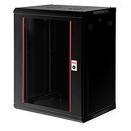 ROLINE 19'' rack 18U, Basic Plus 600 × 450 mm, black - Data Cabinet