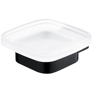 Nimco soap dish Kibo black – matte stainless steel Ki 14059C–90 - Soap Dish