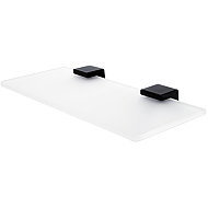 Nimco Bathroom and shower shelf 30 cm - glass black Kibo Ki-14091B-30-90 - Bathroom Shelf