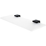 Nimco Bathroom and shower shelf 40 cm - glass black Kibo Ki-14091B-40-90 - Bathroom Shelf