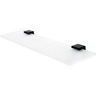 Nimco Bathroom and shower shelf 60 cm - glass black Kibo Ki-14091B-60-90 - Bathroom Shelf