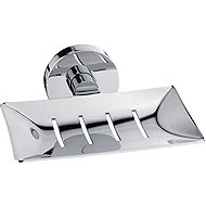 Nimco soap dish Unix chrome – no drilling required, stainless steel UN 13059M–26 - Soap Dish