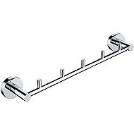 Nimco Stainless steel towel holder 5 hooks - no drilling Unix chrome UN-13054-5-26 - Bathroom Hook