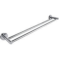 Nimco Double towel holder 66 cm stainless steel - no drilling Unix chrome UN-13061D-26 - Towel Rack