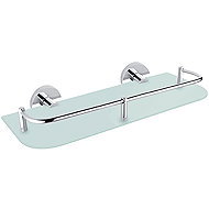Nimco Bathroom and shower shelf 30 cm with enclosure - no drilling Unix UN-13091AX-30-26 - Bathroom Shelf
