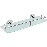 Nimco Bathroom and shower shelf 40 cm with enclosure - no drilling Unix UN-13091AX-40-26 - Bathroom Shelf