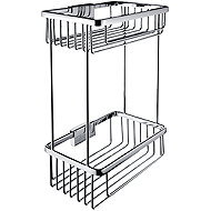 Nimco Bathroom and shower shelf, two-tier wire - metal Kibo Ki-14017D-26 - Bathroom Shelf