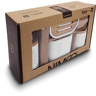 Nimco Bathroom set Kora white - soap dispenser, soap dispenser, soap dispenser, soap dispenser, stan - Bathroom Accessory Set