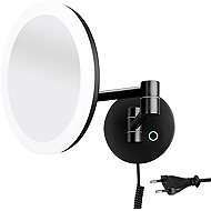 Nimco LED Cosmetic Mirror Backlit Black Round - Touch ZK-20265-90 - Makeup Mirror