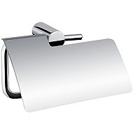 Nimco Toilet paper holder with cover metal - Bormo chrome BR-11055B-26 - Toilet Paper Holder