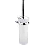 Nimco Toilet brush frosted glass - metal Bormo chrome BR-11094W-26 - Toilet Brush