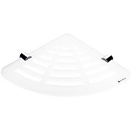 Nimco Shelf for bathroom and shower corner - plexiglass metal Bormo BR-X211-26 - Bathroom Shelf