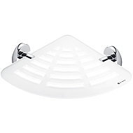 Nimco Shelf for bathroom and shower corner - plexiglass metal Unix UN-X211-26 - Bathroom Shelf