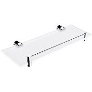 Nimco Bathroom and shower shelf 30 cm with frame - glass metal Bormo BR-11091BX-30-26 - Bathroom Shelf