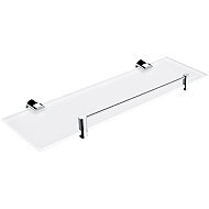Nimco Bathroom and shower shelf 40 cm with frame - glass metal Bormo BR-11091BX-40-26 - Bathroom Shelf