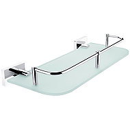 Nimco Bathroom and shower shelf 30 cm with enclosure - no drilling Keira KE-22091AX-30-26 - Bathroom Shelf