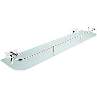 Nimco Bathroom and shower shelf 60 cm with enclosure - no drilling Keira KE-22091AX-60-26 - Bathroom Shelf
