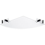 Nimco Corner bathroom and shower shelf - glass metal Keira KE-22091RB-26 - Bathroom Shelf
