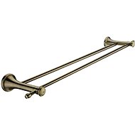 NIMCO Lada double towel holder 64 cm, old brass - Towel Rack