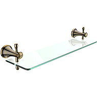 Nimco Bathroom and shower shelf 50 cm - glass metal Lada LA-19091-65 - Bathroom Shelf