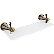 Nimco Bathroom and shower shelf 40 cm - stone metal Lada LA-19091UK-40-65 - Bathroom Shelf