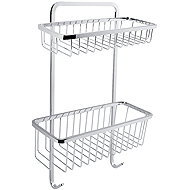 Nimco Bathroom and shower shelf, two-tier wire - metal Open OP-123D-26 - Bathroom Shelf