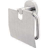 Nimco Toilet paper holder with cover stainless steel - no drilling Unix matt UNM-13055B-10 - Toilet Paper Holder