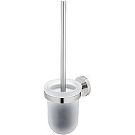 Nimco Toilet brush WC set stainless steel - glass without drilling Unix matte UNM-13094WN-10 - Toilet Brush